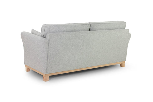 Eliana Sofa Grey 3 Seater Back View